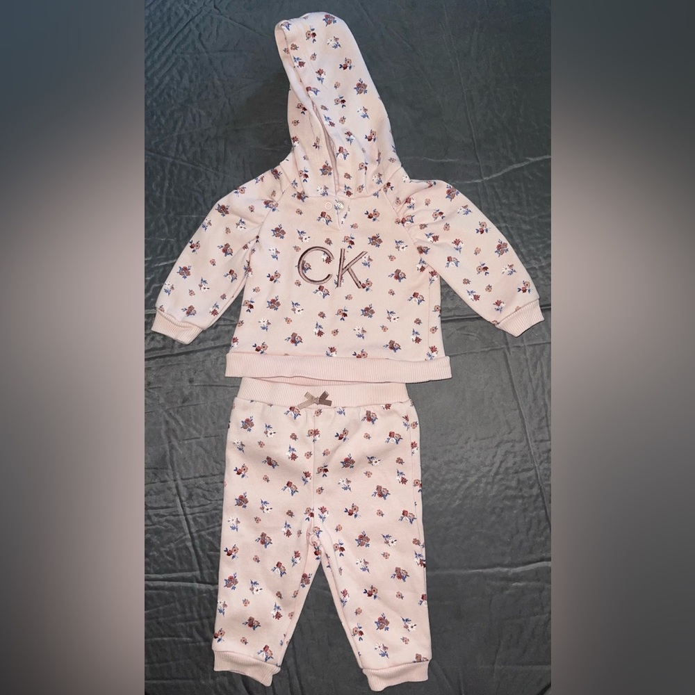 Calvin Klein Hoodie & Joggers 3-6m